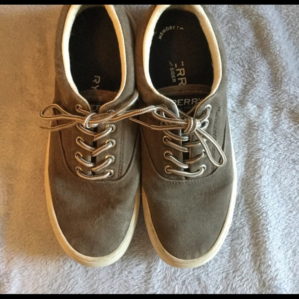 Mens Sperry Oxford Canvas Boat Shoes